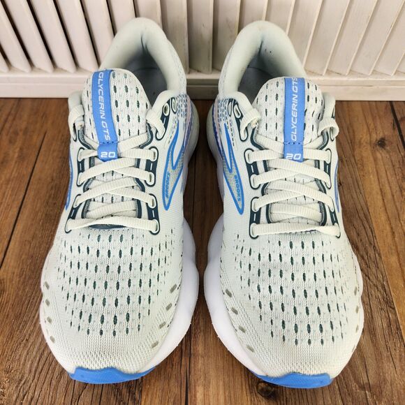 Brooks Glycerin GTS 20 Womens Sz 7.5 Blue Glass Marina Running Shoes 1203701B494 - Picture 8 of 9